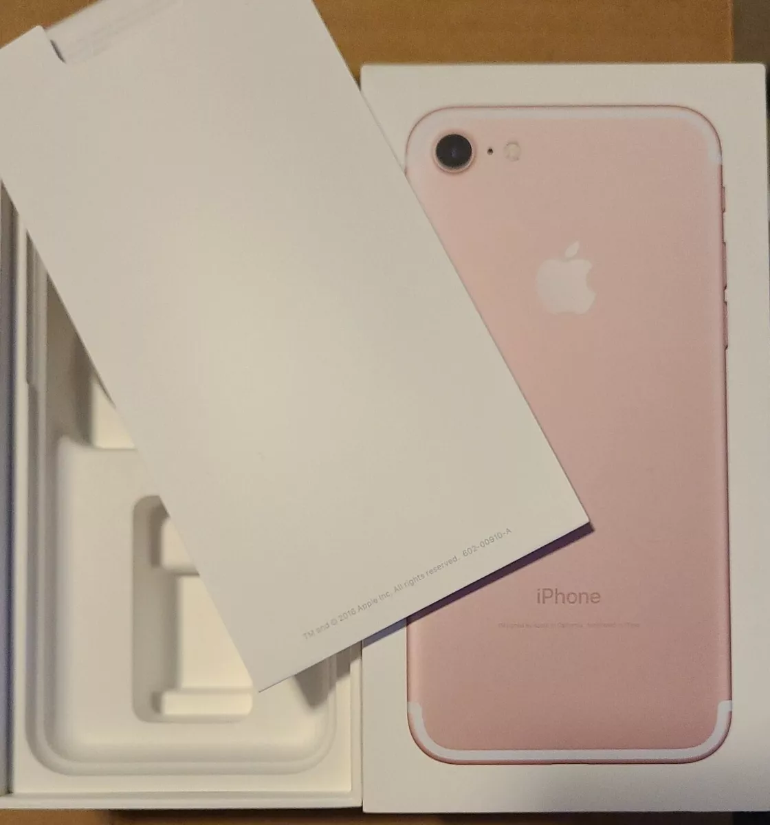 Apple iPhone 7 ROSE Gold Original (BOX ONLY) 256GB