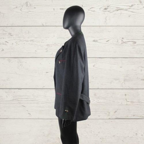 Vintage DISTLER Wool Blend Women's Coat Jacket Trachten UK 18 D 44 Tracht Loden - Picture 19 of 24
