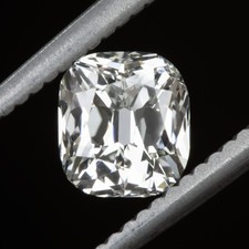 1.21ct OLD MINE CUT DIAMOND GIA CERTIFIED K SI1 ELONGATED CUSHION BRILLIANT 2657.02 per carat