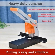Heavy Duty Punching Machine Double Hole Large Round Hole Manual Punching