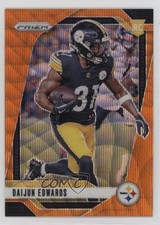 2024 Panini Prizm Rookies Orange Wave Prizm 10/60 Daijun Edwards #323 s3g