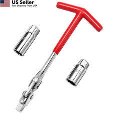 3Pcs Spark Plug Socket Wrench Set T-Handle 5/8" 13/16" Motorcycle Lawn Mower