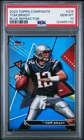 💎Tom Brady 2023 Topps Composite #215 PSA 10 Topps Finest Blue Refractor 99/150