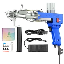 Rug Tufting Gun for Tufting Lover, 2 in 1 Cut & Loop Pile Carpet Gun, Rug Mak...