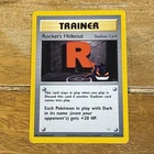 Rocket’s Hideout Neo Revelation 2001 WOTC Uncommon Trainer Gengar Art 63/64
