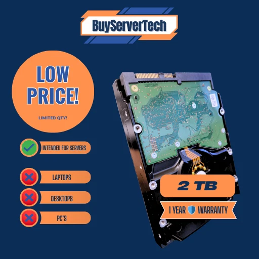 HGST HUS726020ALS210 2TB 7.2K SAS 3.5" 12Gbps Hard Drive ZERO HOURS - Image 2 of 2