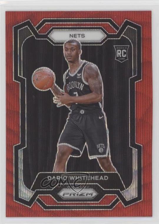 2023-24 Panini Prizm Ruby Wave Prizm Dariq Whitehead #175 1c3k