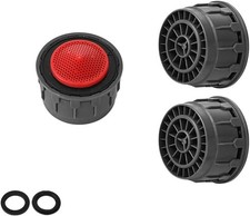 3 Pack Faucet Aerator Insert 2.2 GPM Flow Restrictor Bathroom Replacement Part