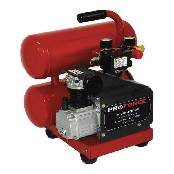 Proforce Twin Stack Air Compressor,4 gal.,125 psi VSF1080421