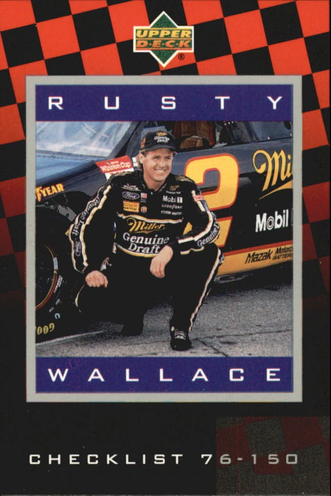 1995 Upper Deck #150 Rusty Wallace CL - RAC