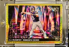 2024 Panini Select - Alter Ego JJ McCarthy #24 Gold Prizm /10 (RC) SSP Case Hit