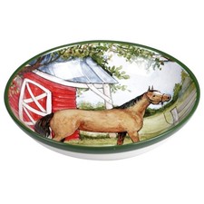 Certified International Clover Farm 128 oz. Serving/Pasta Bowl, Multi-Colored