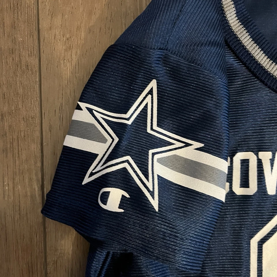 Body Jersey Vintage Champion Dallas Cowboys Troy Aikman Bebé 18 Meses Foto 4 de 4
