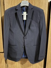 Twillory Men’s 40 Short Navy Blue 2-Button Single-Breasted “Air” Blazer