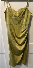 Olive Green Corset Style Dress Size 4