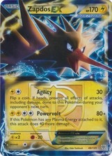 Heavily Played Zapdos-EX - 48/135 - Holo Rare EX Pokemon Plasma Storm on eBay