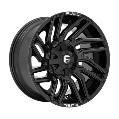 20x10 Fuel D776 Typhoon Gloss Black Wheel 5x4.5/5x5 (-18mm)