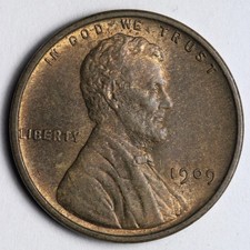 1909 VDB Lincoln Wheat Cent Penny BU UNCIRCULATED MS E171 GKCE
