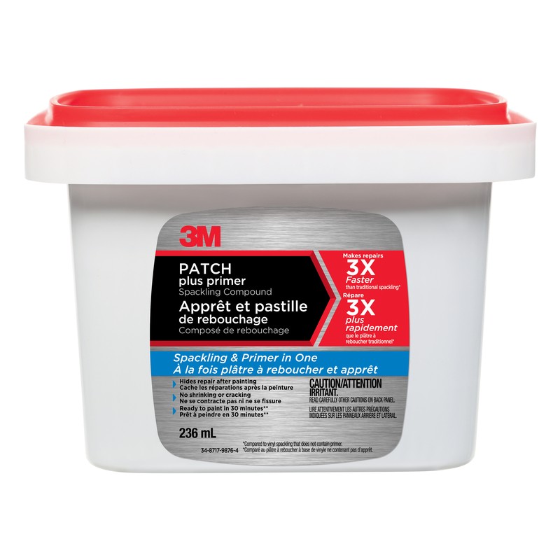 3M SHR-8-BB Patch Plus Small Hole Repair Primer 8 fl. oz. (Pack of 6)