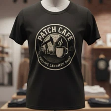 Patch Café T-Shirt Fueling Landmen Daily Oilfield Coffee Tee Landman Shirt