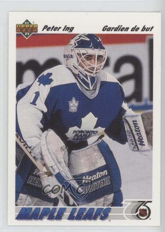 1991-92 Upper Deck French Peter Ing #118 0i7t