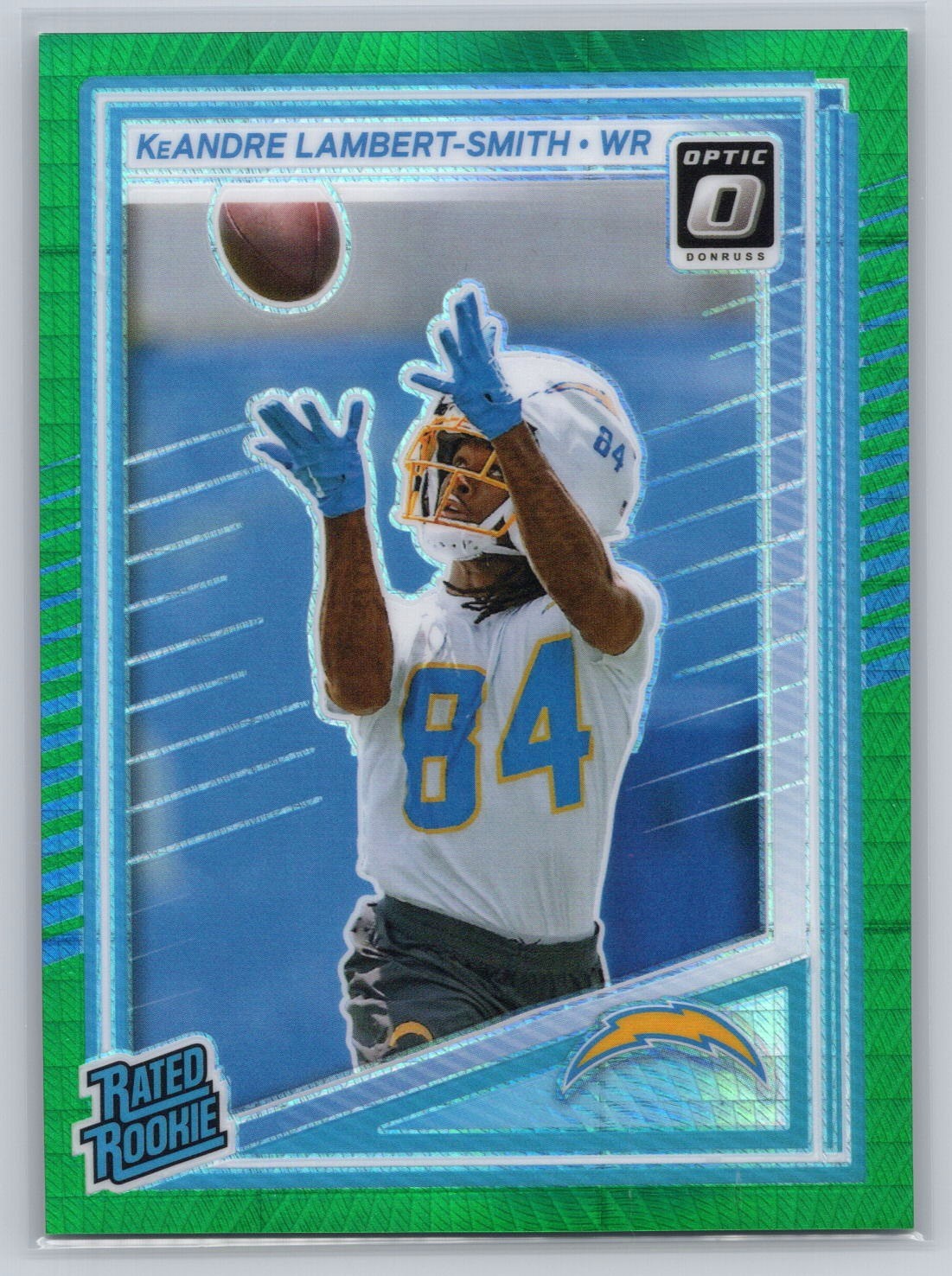 2025 Donruss Optic #271 KeAndre Lambert-Smith Green Hyper Rated Rookie