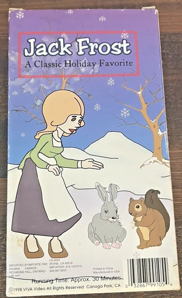 RARE 1998 Jack Frost Holiday Classics VHS Tape - Image 4 of 4