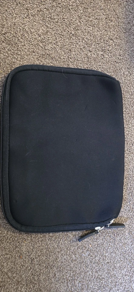 Neoprene Black Zipped Sleeve For Tablet/ Small Laptop. - Image 2 of 4