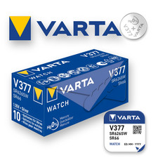 377 SR626SW VARTA Watch Battery Silver Oxide Coin Cell 1.55V *LONG EXPIRY*
