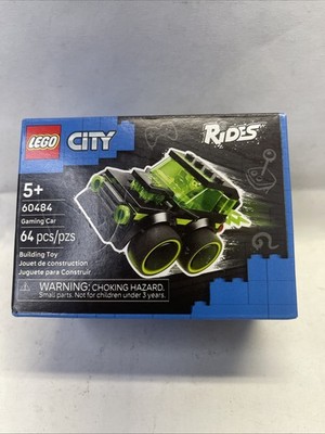 LEGO 60484 City Rides   Gaming Race Car Building Toy. Free Shipping!! New Sealed