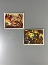 1950 Topps Freedom's War Battleground Korea 2 Card Lot #7 #19