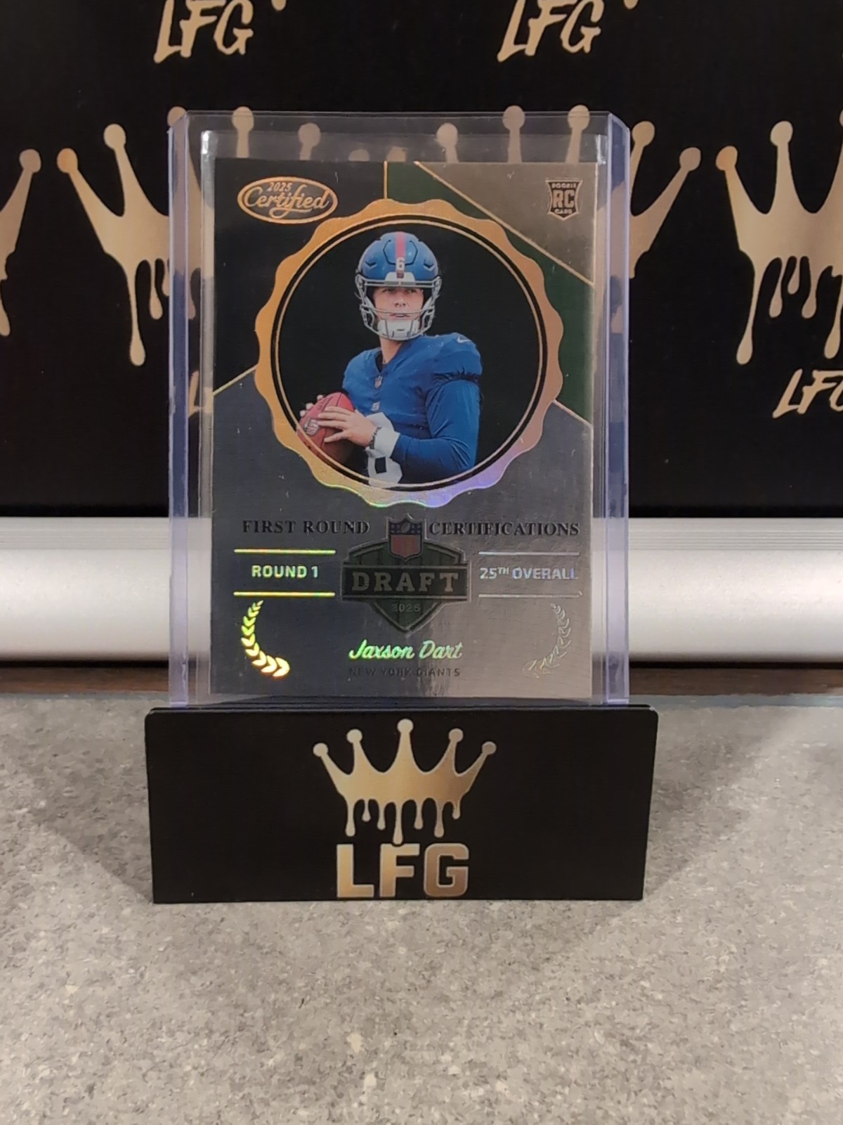 2025 Panini Certified Jaxson Dart First Round Certifications Case Hit