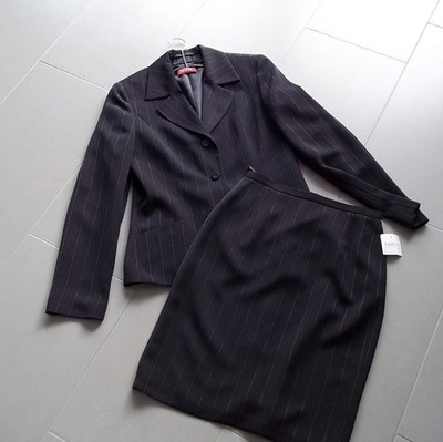 Neu: Taifun Damenkostüm Blazer Gr. 36, Rock Gr. 34,  schwarz