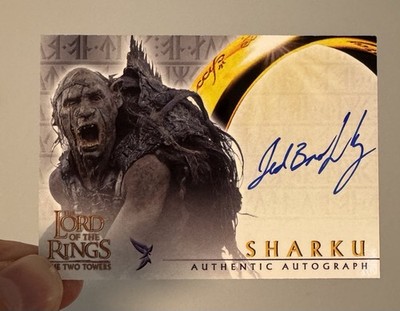 Lord of the Rings Custom Jed Brophy As Sharku Autograph Card