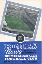 Birmingham City v Inter Milan (Inter Cities Fairs Cup) 1956/1957