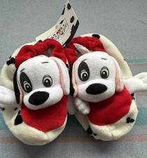 Vintage Disney Store 101 Dalmatiner Baby Hausschuhe 12-24 Monate 