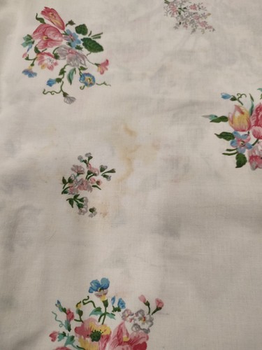 Dorma Duvet Cover Double Floral Flowers Vintage Retro Design Cream Green - Picture 8 of 12