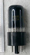 6V6GTA VINTAGE RAYTHEON POWER TUBE ENGLAND TESTS EXCELLENT NO RESERVE