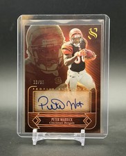 2025 Silhouette Peter Warrick Auto #/99 Profile Signatures Cincinnati Bengals