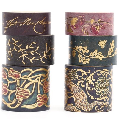 YUBX Vintage Washi 9/16'' x 10 ft, 3/4'' x 10 1 3/16'' x 10 undefined