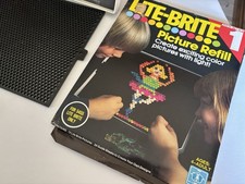TESTED Original 1967 Lite. Brite Lite Blue Color. Complete With Original Box