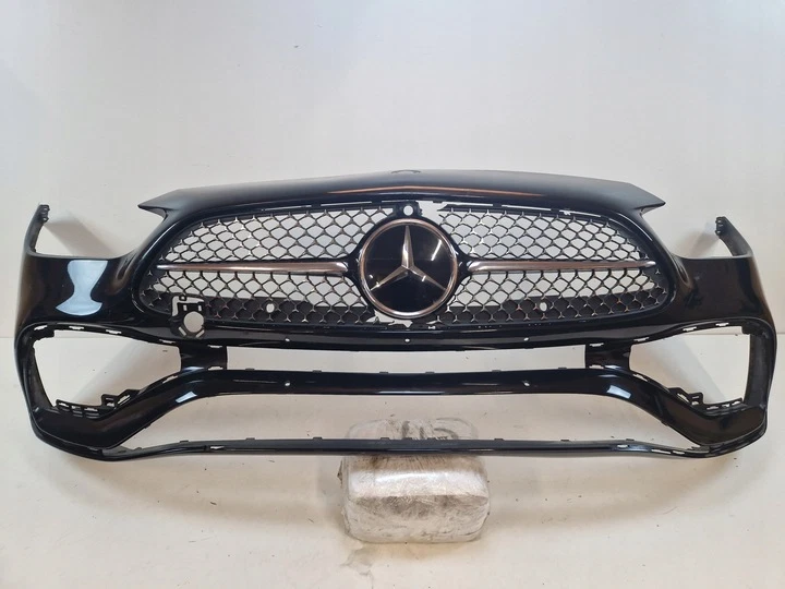 Kit 3 Pezzi Finiture Paraurti Anteriore Per Mercedes Classe E W212 AMG Line Facelift 2014-2016, Nero Lucido, Sostituzione Modanature