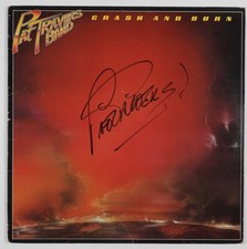 Pat Travers Band JSA Signed Autograph Record Album Vinyl Crash And Burn