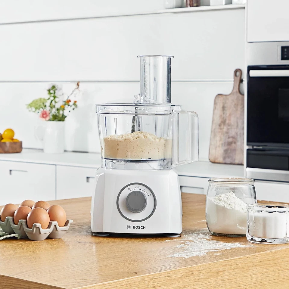 Bosch MultiTalent 3 MCM3100WGB Compact 700 W Food Processor - White  - Image 2 of 4