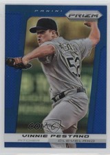 2013 Panini Prizm Wal-Mart Blue Prizm Vinnie Pestano #138 fm0