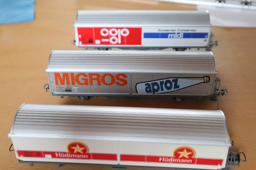 ROCO H0, 4340L, Schiebewandwagen SBB "Coop", 4340B Migros aproz, 46164 Hürlimann | Condition: Gebraucht