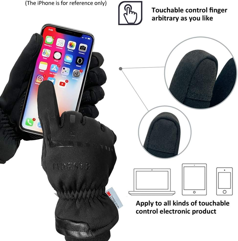 Guanti Da Lavoro Professionali - Invernali Ed Impermeabili - Pacco Convenienza 12 pz ABC - Brignoli Store