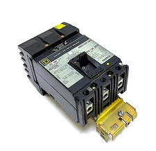 Square D FA36100 3 Pole 100 Amp 600 Vac I-Line Circuit Breaker