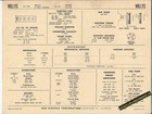 1964 WILLYS JEEP F4-134 MODEL FC-150 6 VOLT Car SUN ELECTRONIC SPEC SHEET
