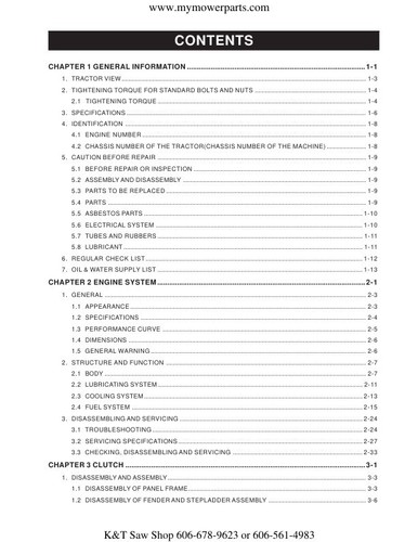 Cub Cadet 8354 8404 Service Manual | CD OR USB - Picture 2 of 10